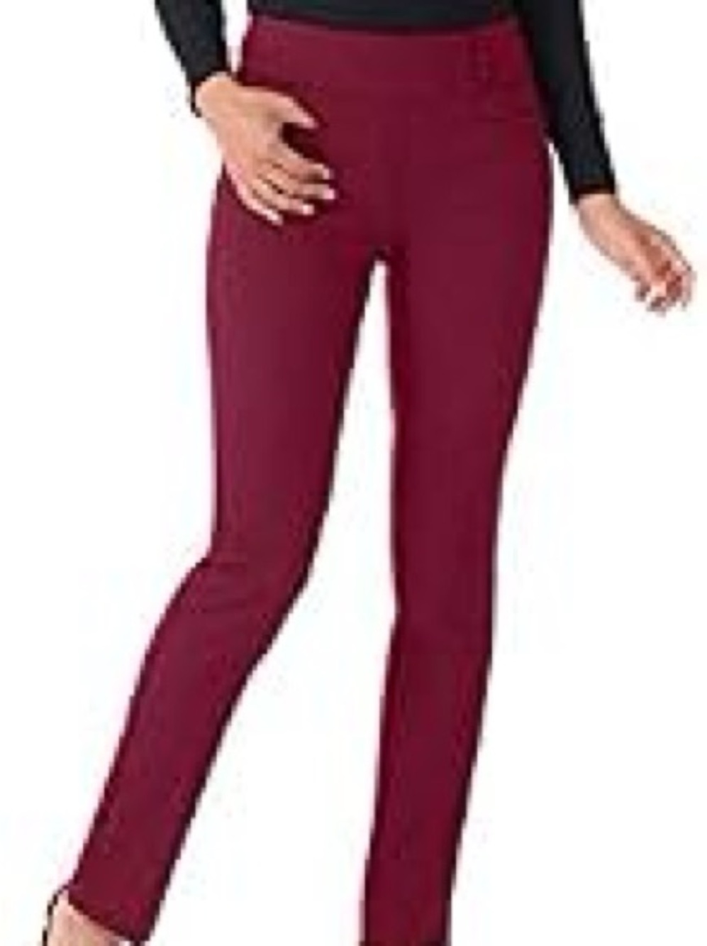 Fuchsia High-Waist Bootcut Pants